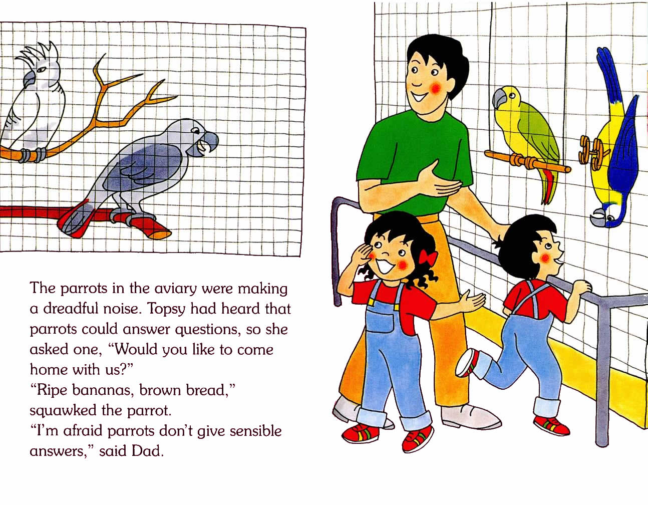 Ladybird - Topsy Tim Books - Go To The Zoo (04),绘本,绘本故事,绘本阅读,故事书,童书,图画书,课外阅读